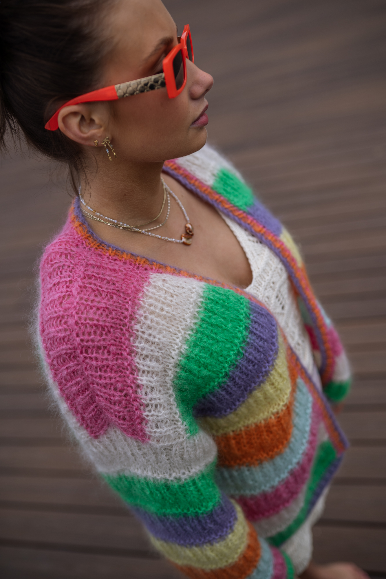 Peaches jacket knitting pattern