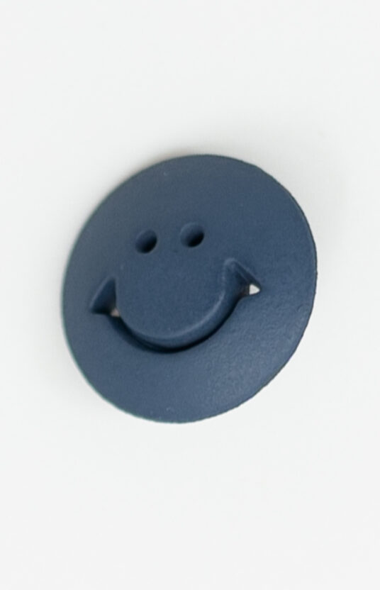 smiley button knitwear