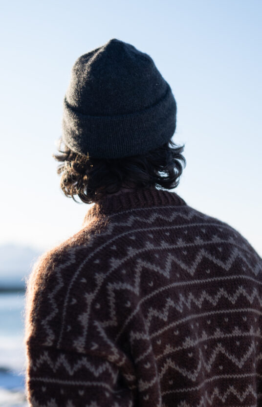 men's knitting pattern with pattern