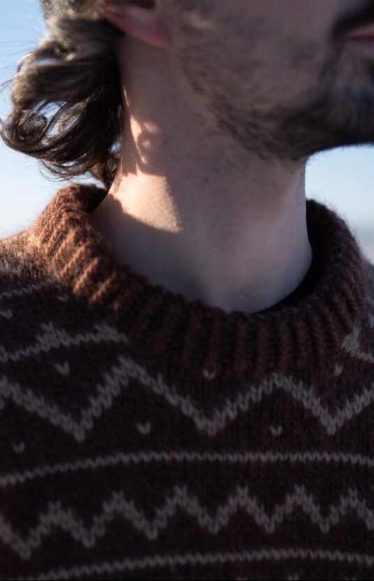 Tivoli sweater men's knitting pattern