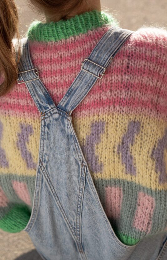 80talls genser dame strikkeoppskrift