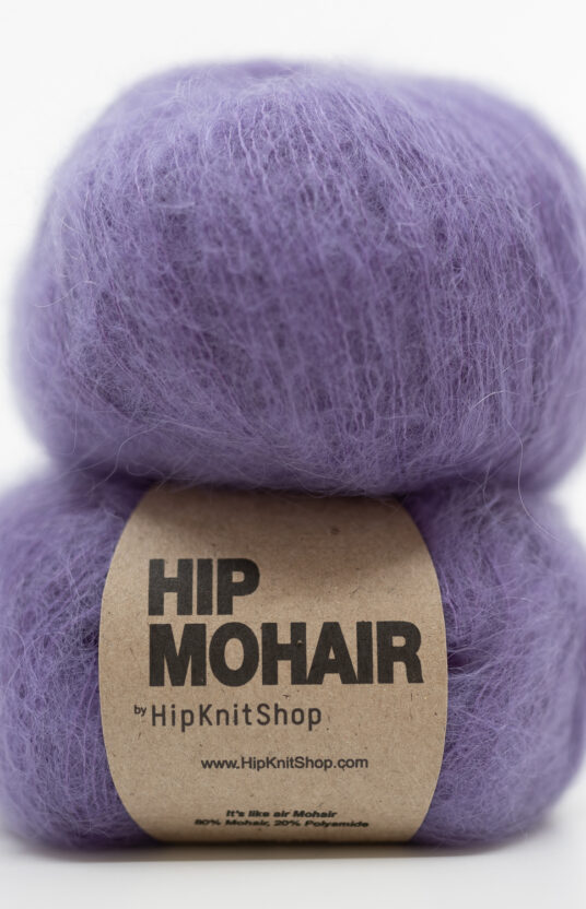 mohair garn nettbutikk lilla