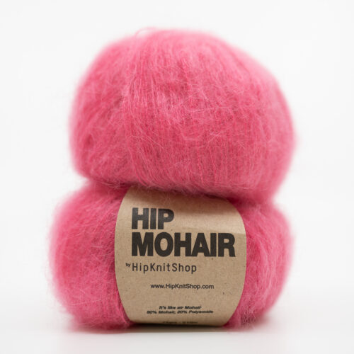 Raspberry pink Hip Mohair