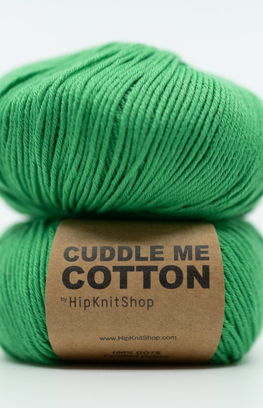 bright green cotton yarn