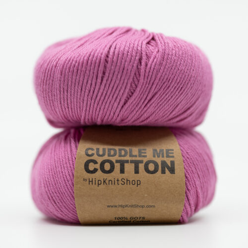 pink organic cotton yarn