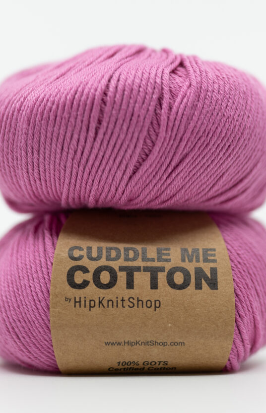 rosa bomullsgarn økologisk