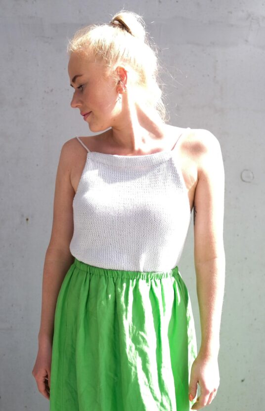 summertop cotton knit pattern