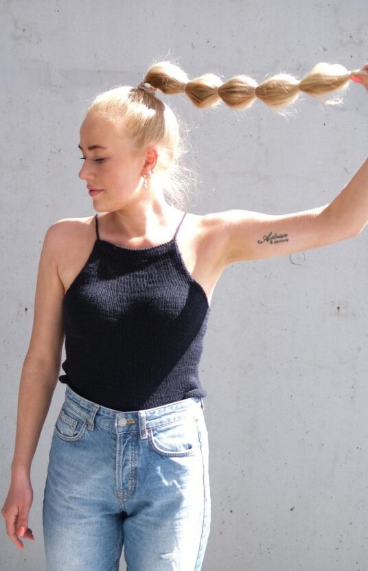 bomull garn strikkeoppskrifter dame