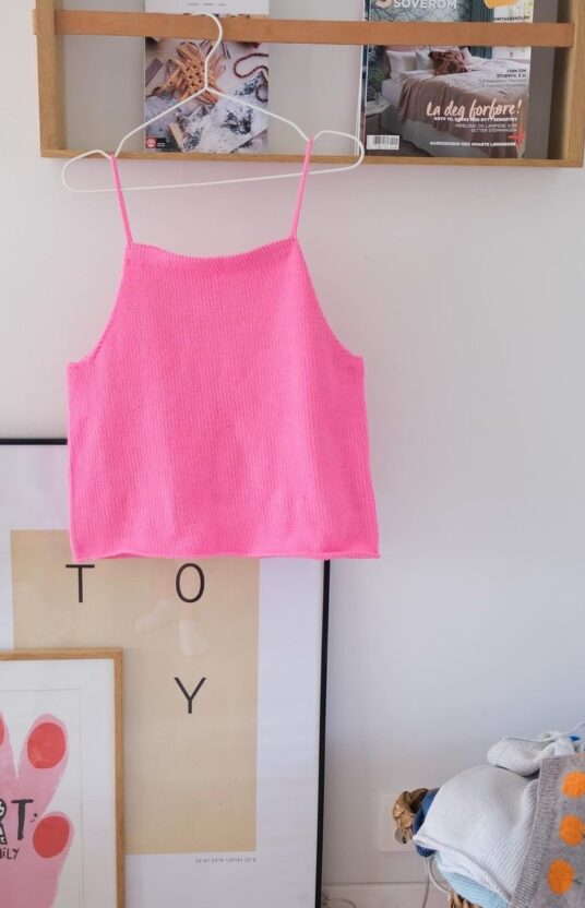 summertop cotton knit pattern