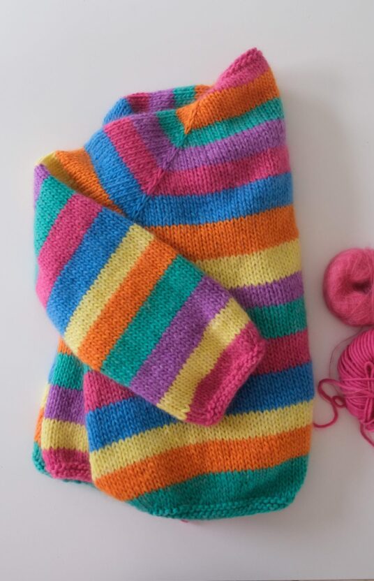 Stripejakke dame oppskrift