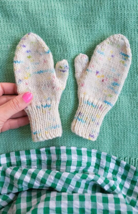 knitting pattern mittens children