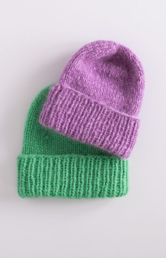 strikkeoppskrift luer dame