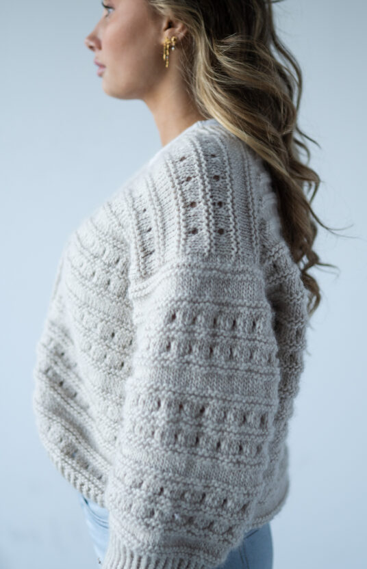 strikkeoppskrift jakke dame