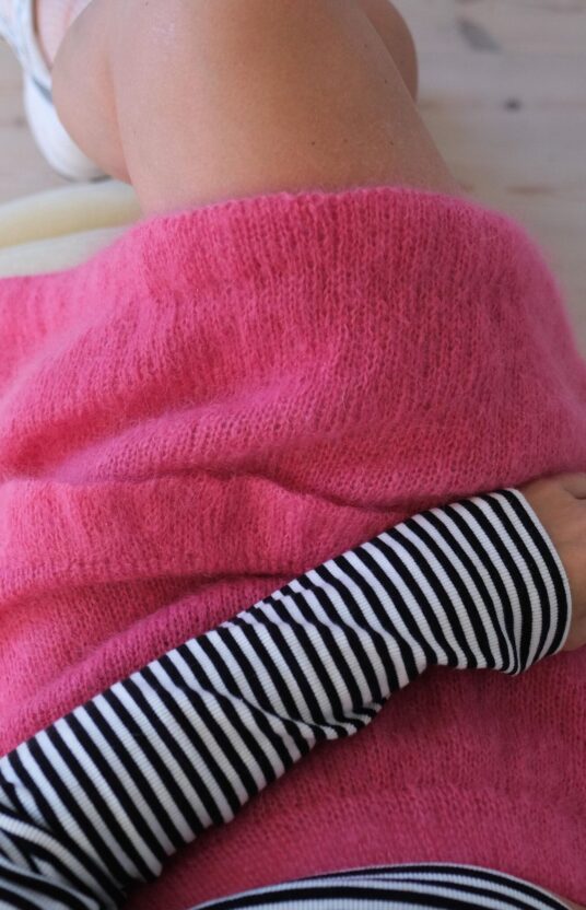 skjørt dame strikkeoppskrift