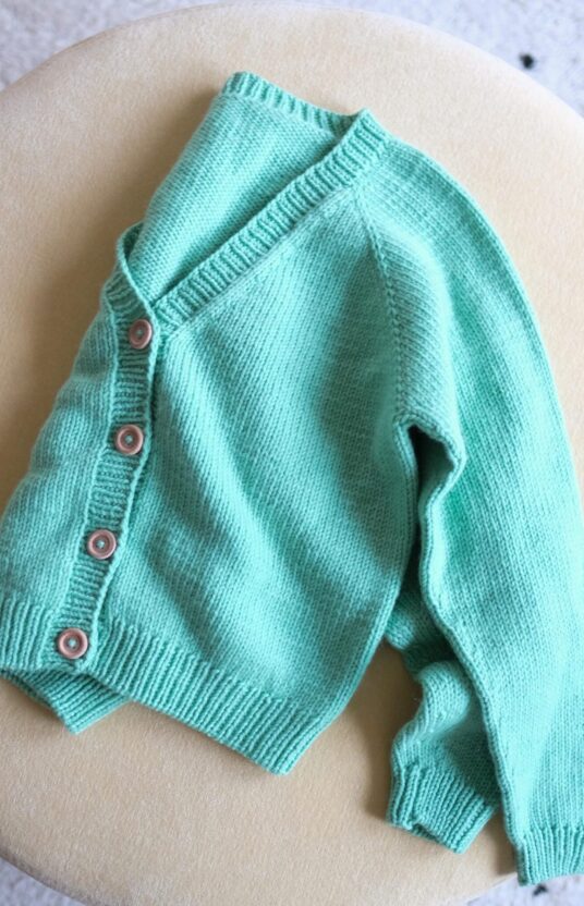 simple jacket children knitting pattern