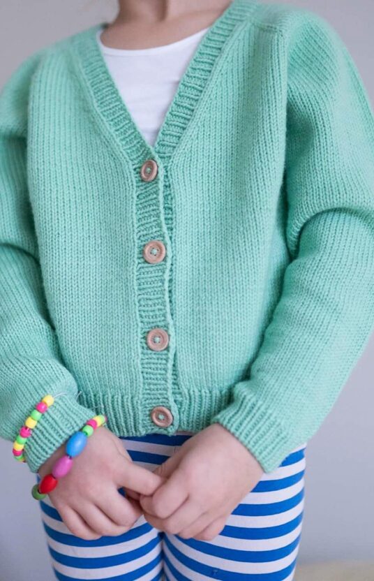 cardigan children pattern