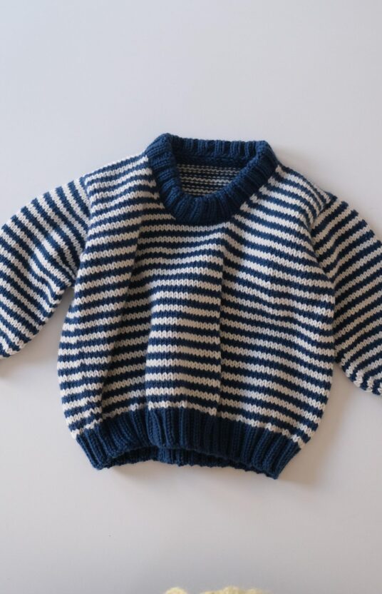 enkel genser barn oppskrift