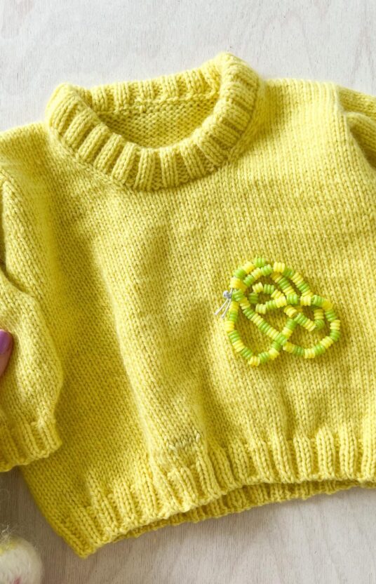 enkel genser barn oppskrift