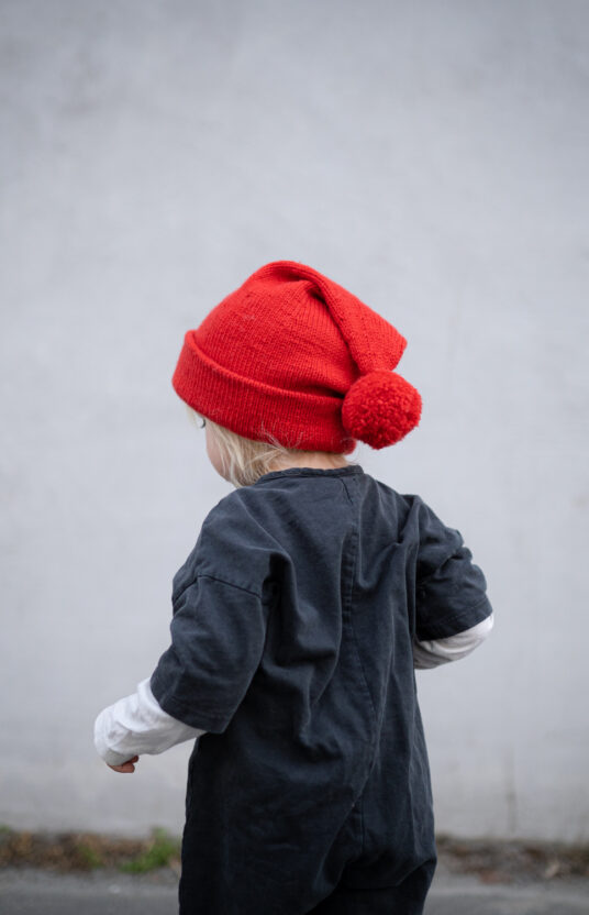 strikket nisselue mønster