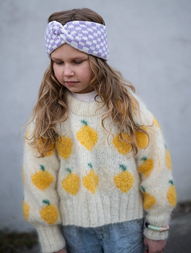 - HipKnitShop pannebånd barn strikkeoppskrift