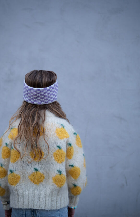 pannebånd barn strikkeoppskrift