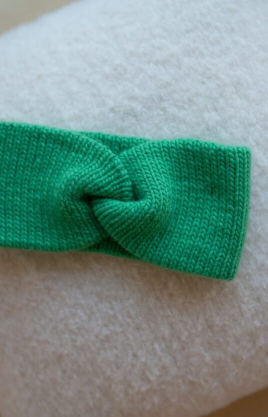 jelly bean pannebånd strikkeoppskrift