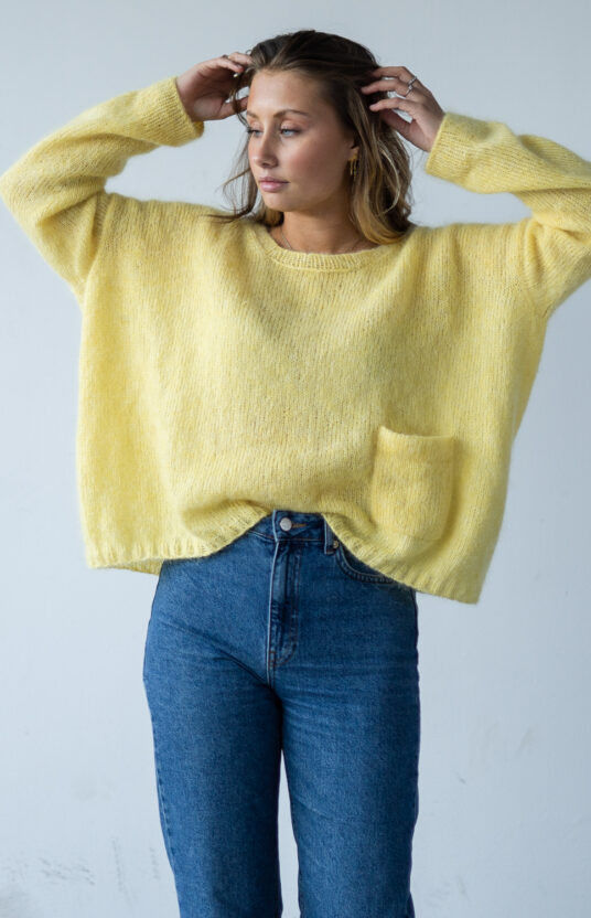 strikkegenser dame oppskrift