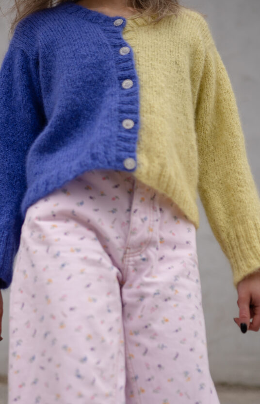 strikkeoppskrift cardigan mohair