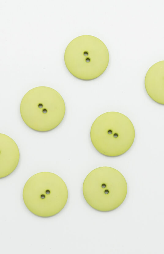 stor plastknapp matt grønn