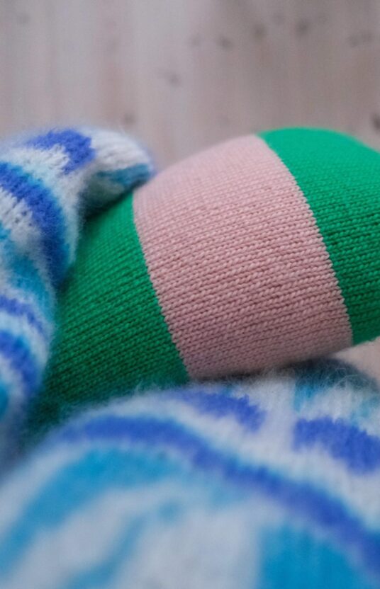 enkel pute strikkeoppskrift