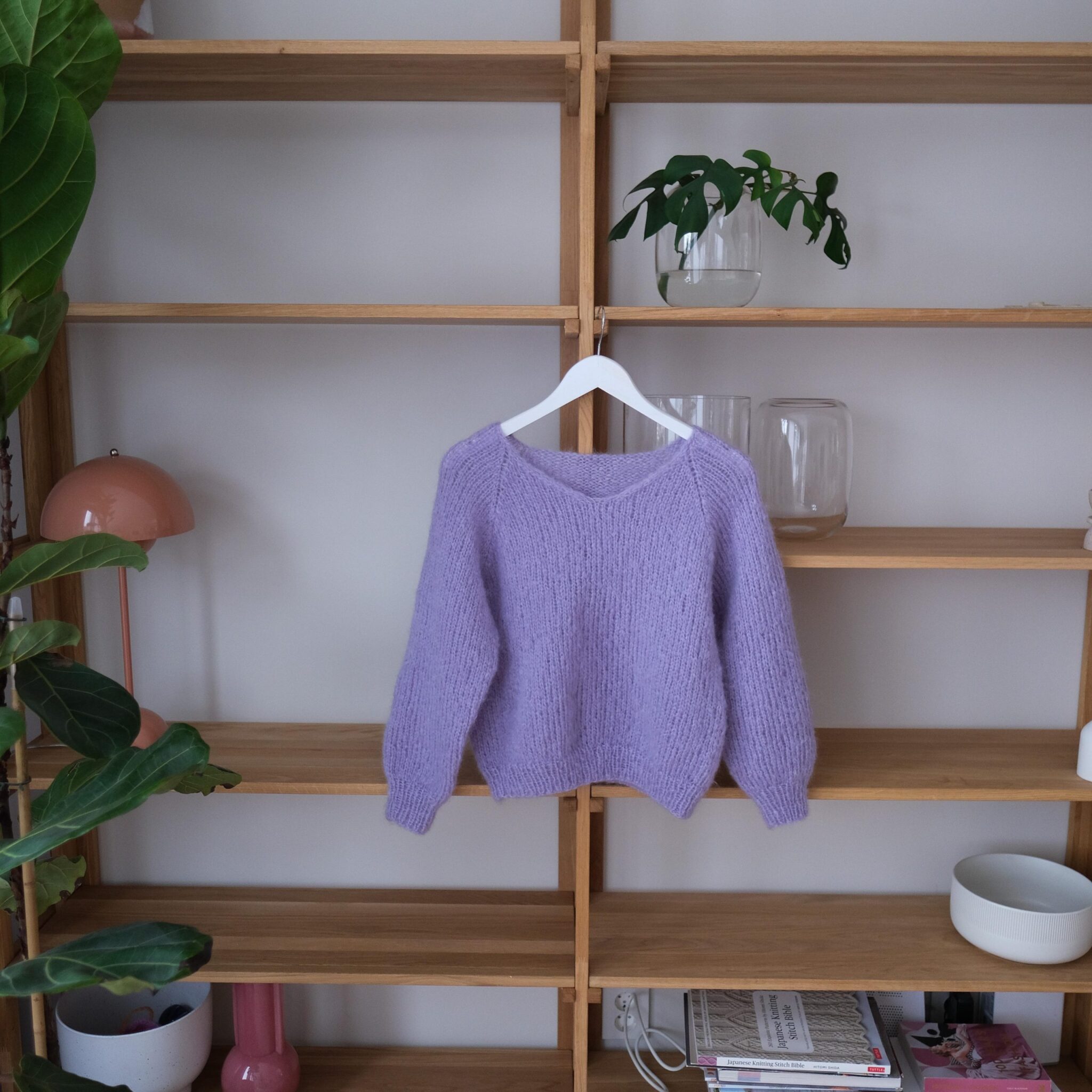 164663-Ny-Fluff-genser-kit-28 - HipKnitShop strikkegenser mohair dame barn