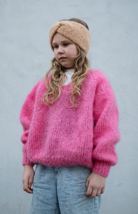 mohair sweater children knitting pattern