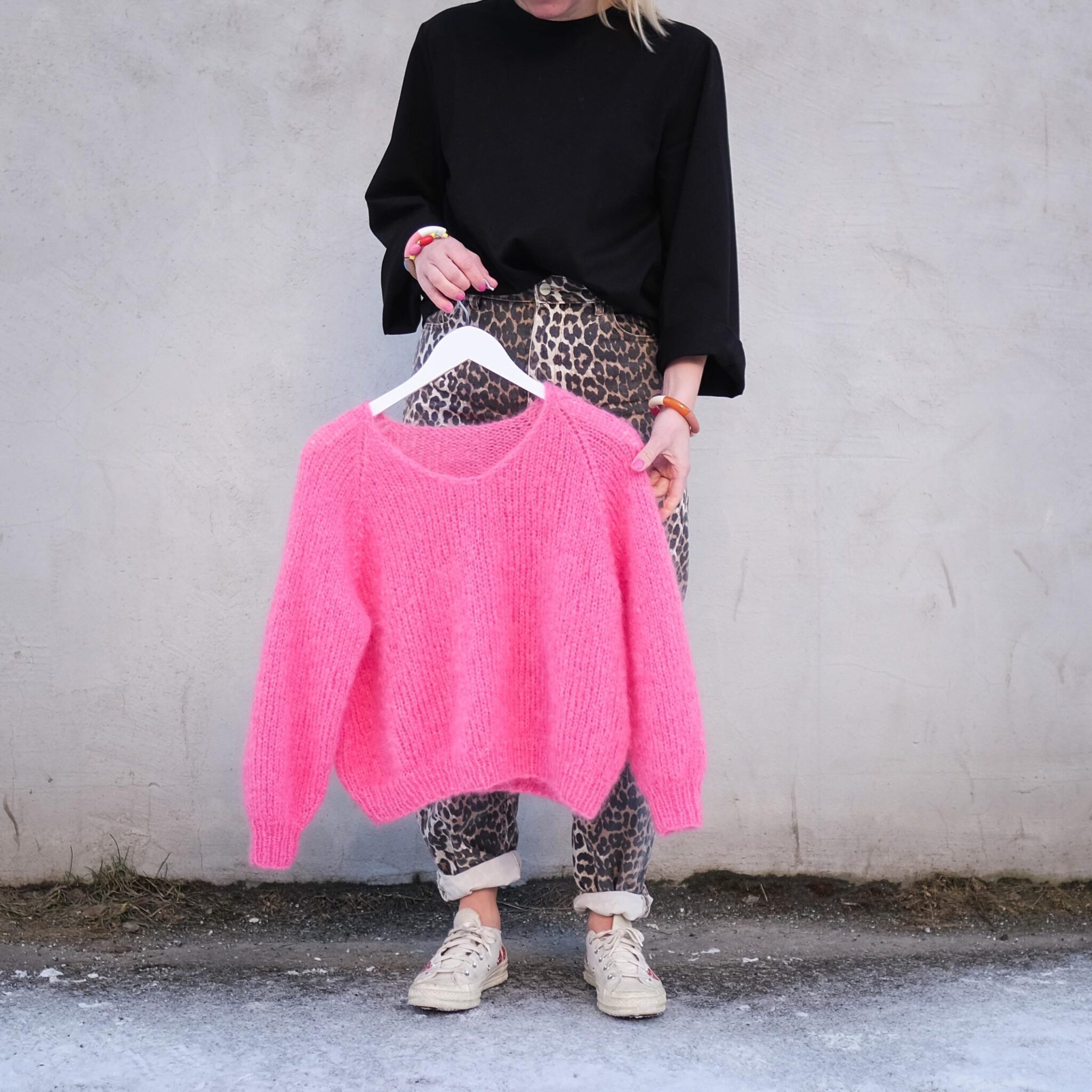 164663-Ny-Fluff-genser-kit-30 - HipKnitShop strikkeoppskrift mohair genser dame