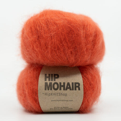 red mohair yarn