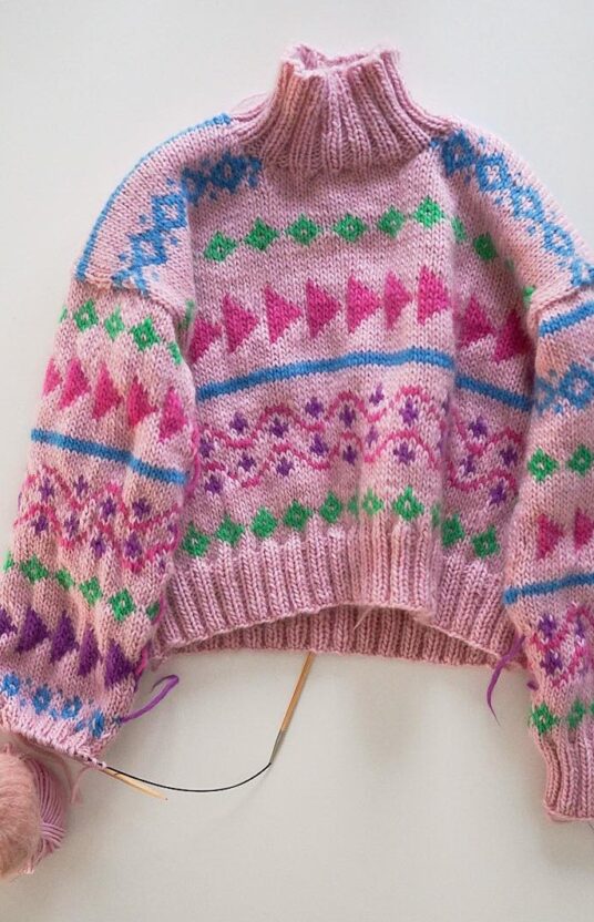 80s knit pattern women