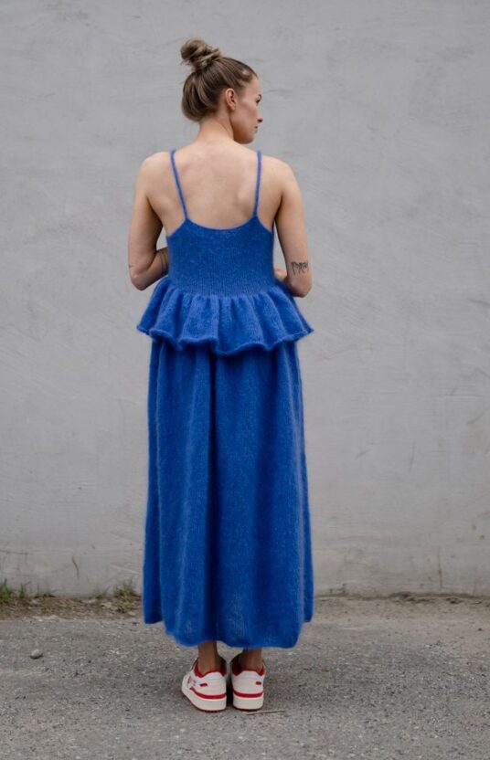 tulle dress women knitting pattern