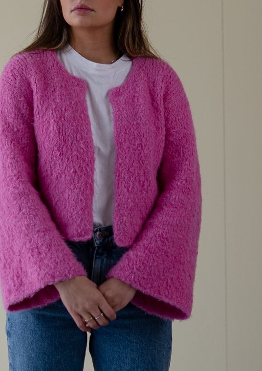 jakke for nybegynnere strikkeoppskrift