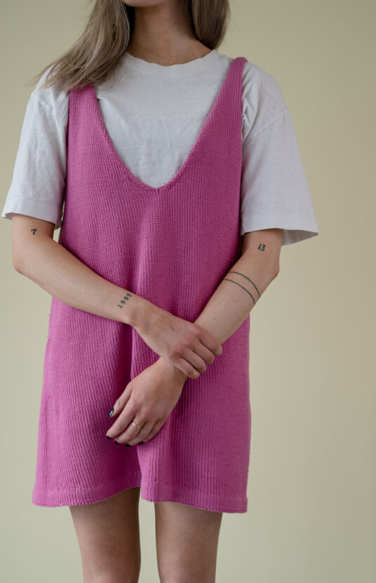 sommerkjole strikkeoppskrift