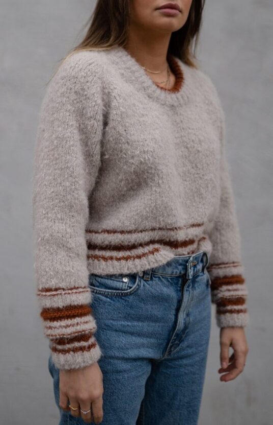 Strikkegenser oppskrift dame