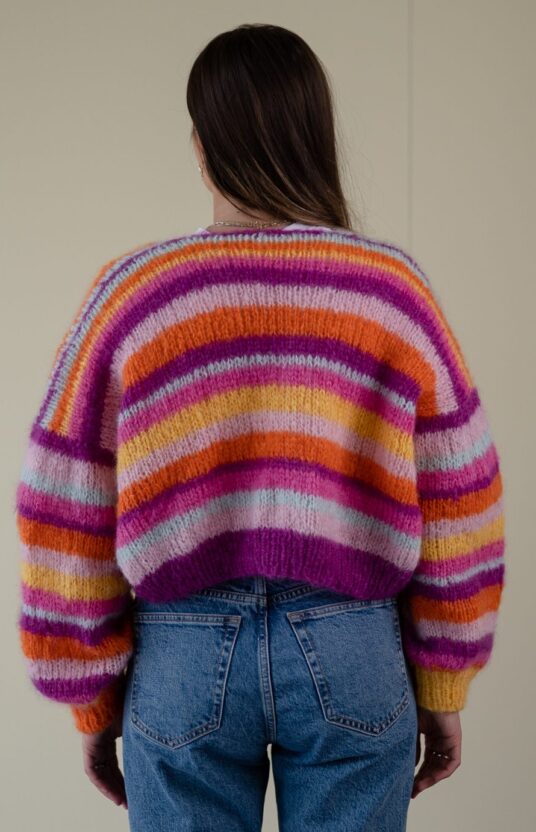 stripejakke dame oppskrift