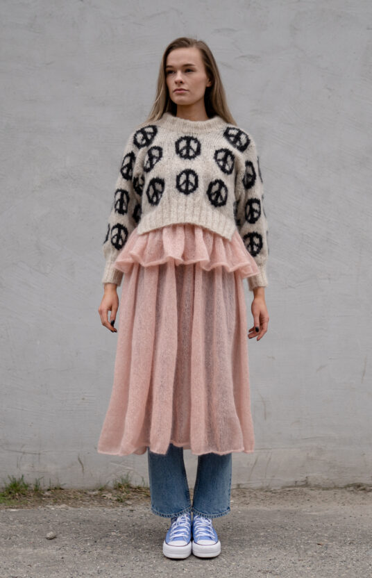 kul strikkegenser dame