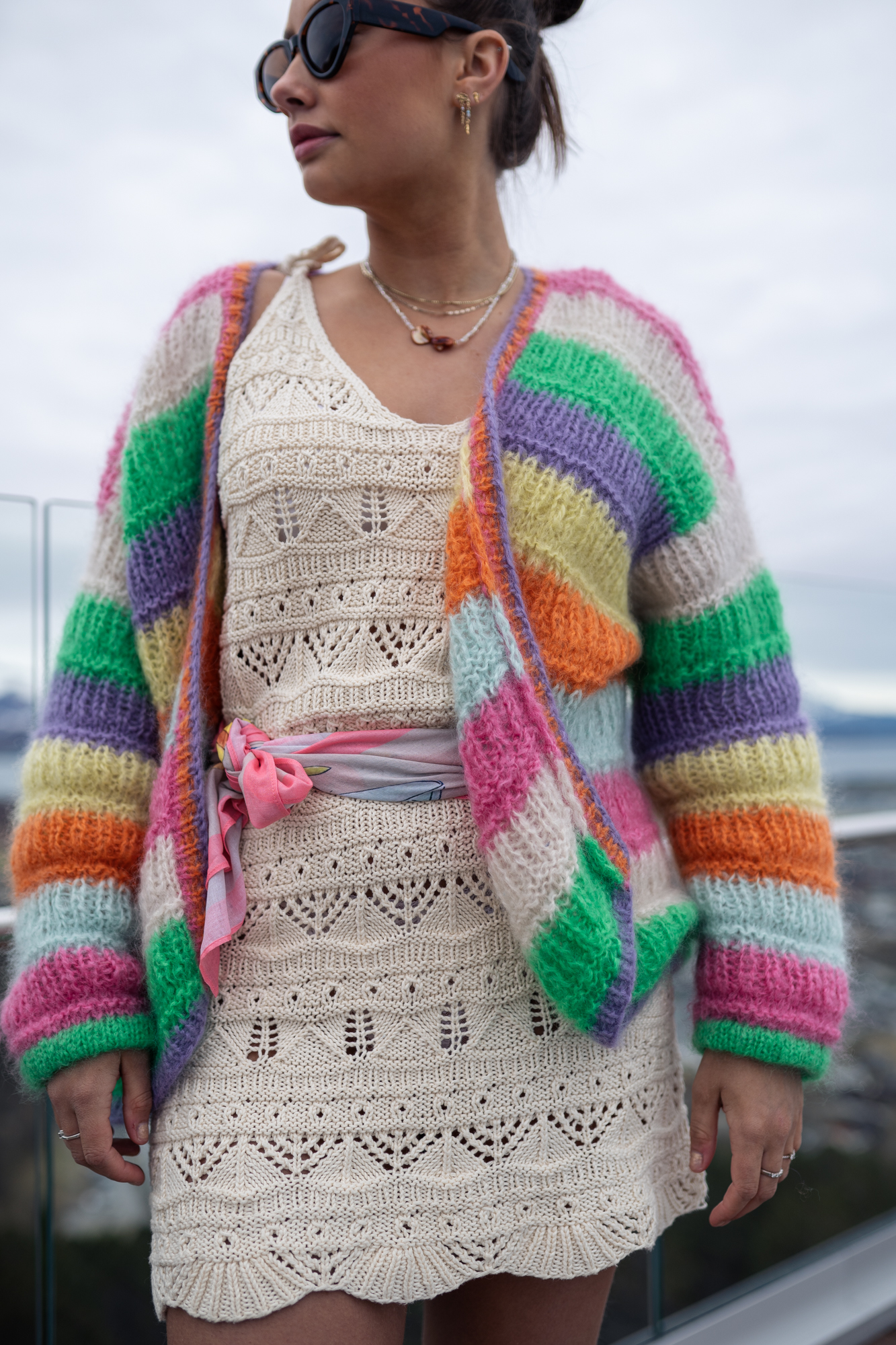 174141-Helle-kjole-kit-13 - HipKnitShop strikkeoppskrift kjole dame bomull