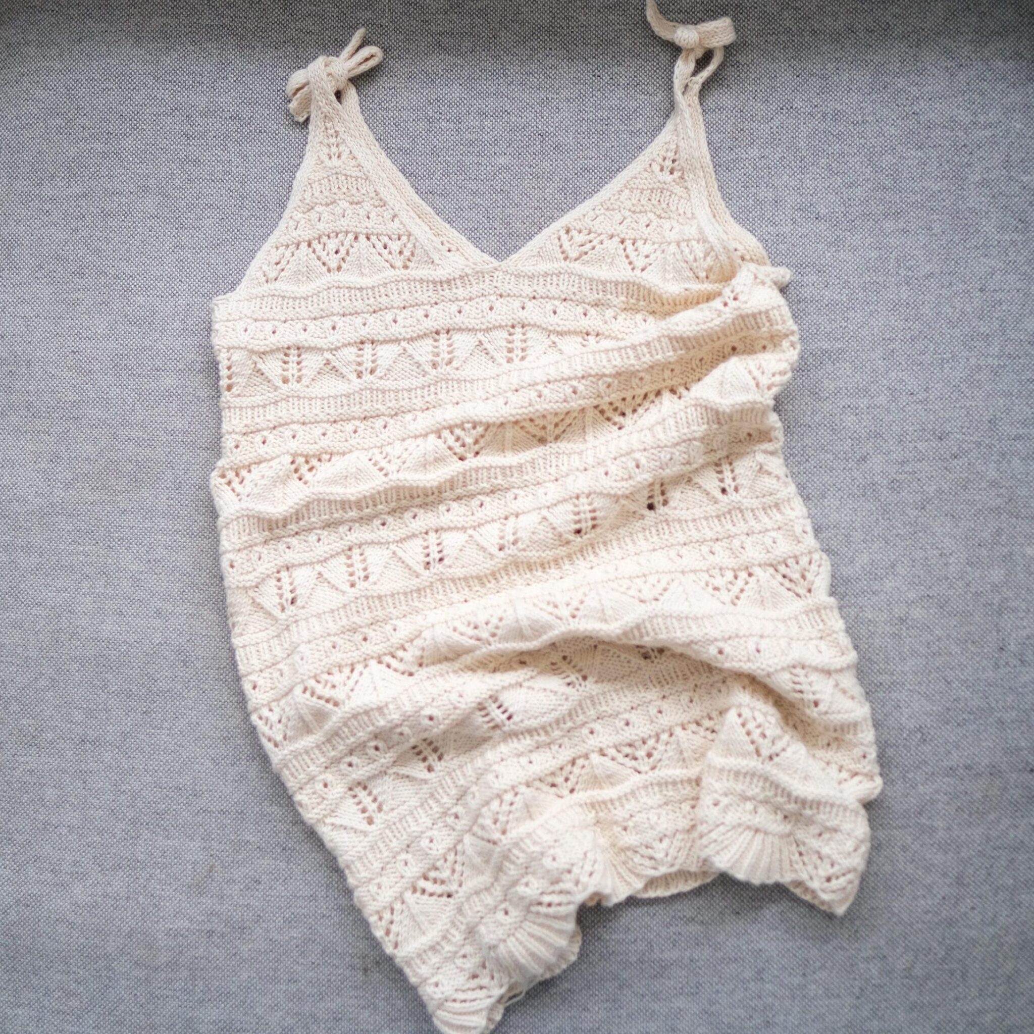 174141-Helle-kjole-kit-14 - HipKnitShop strandkjole strikkeoppskrift bomull