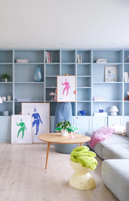 poster til bildeveggen rosa