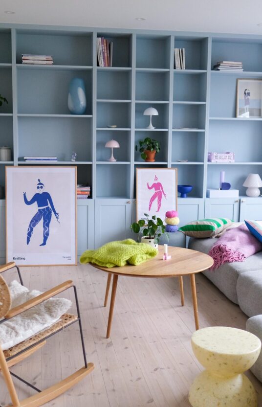 poster til bildeveggen rosa