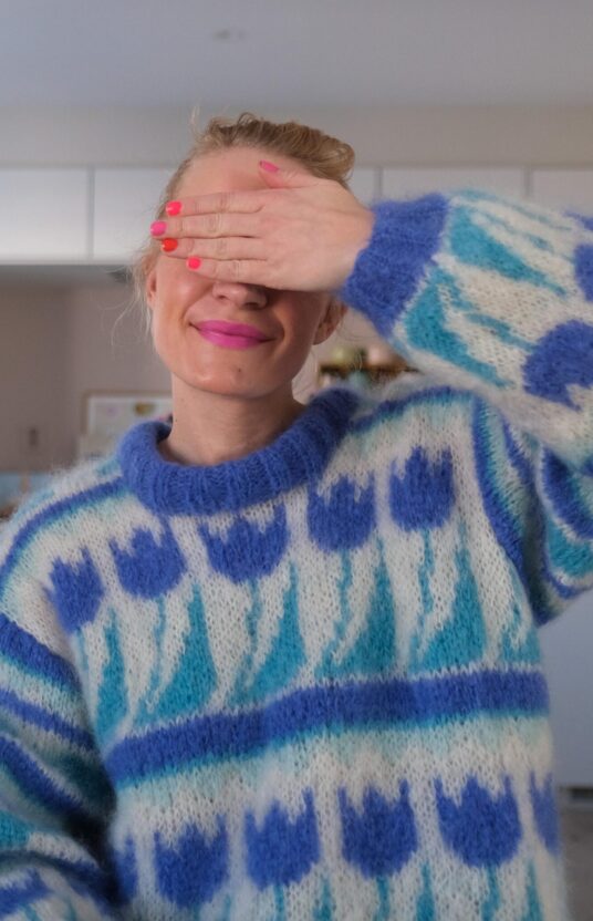 80s knit pattern tulipangenser