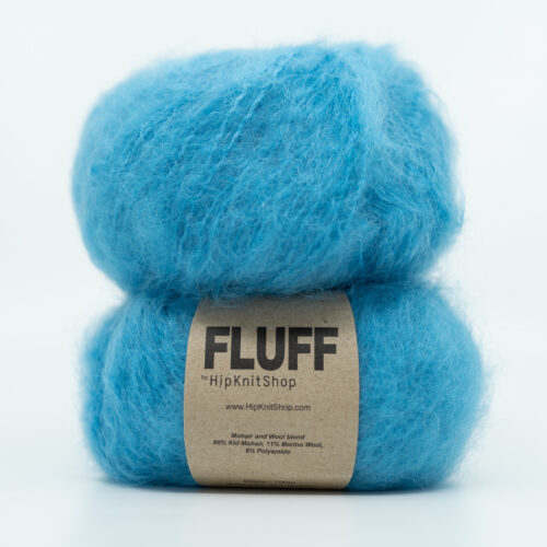 Fluffy mohair yarn