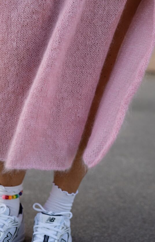 strikket skjørt oppskrift