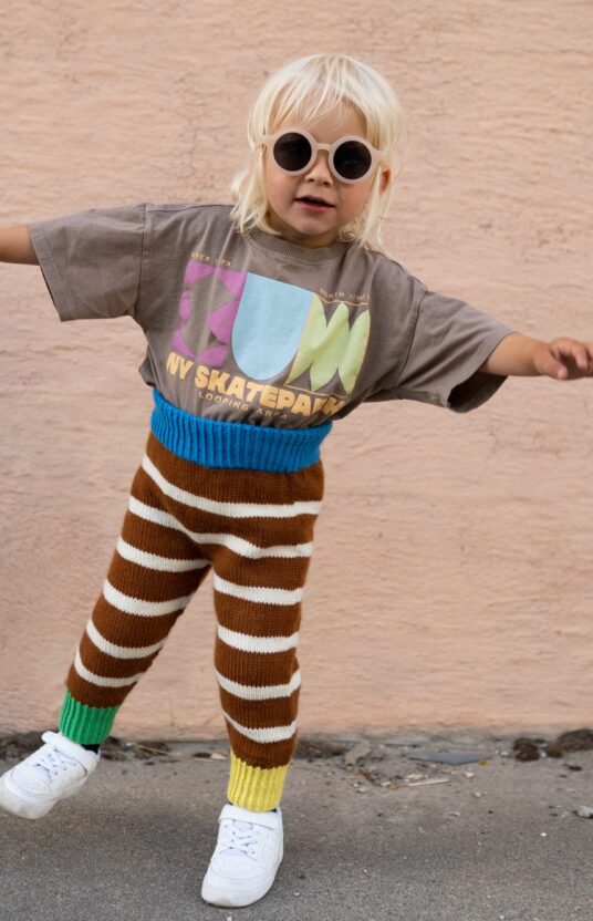 strikkeoppskrift bukse barn