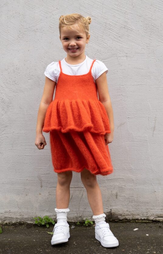 knitted dress children pattern